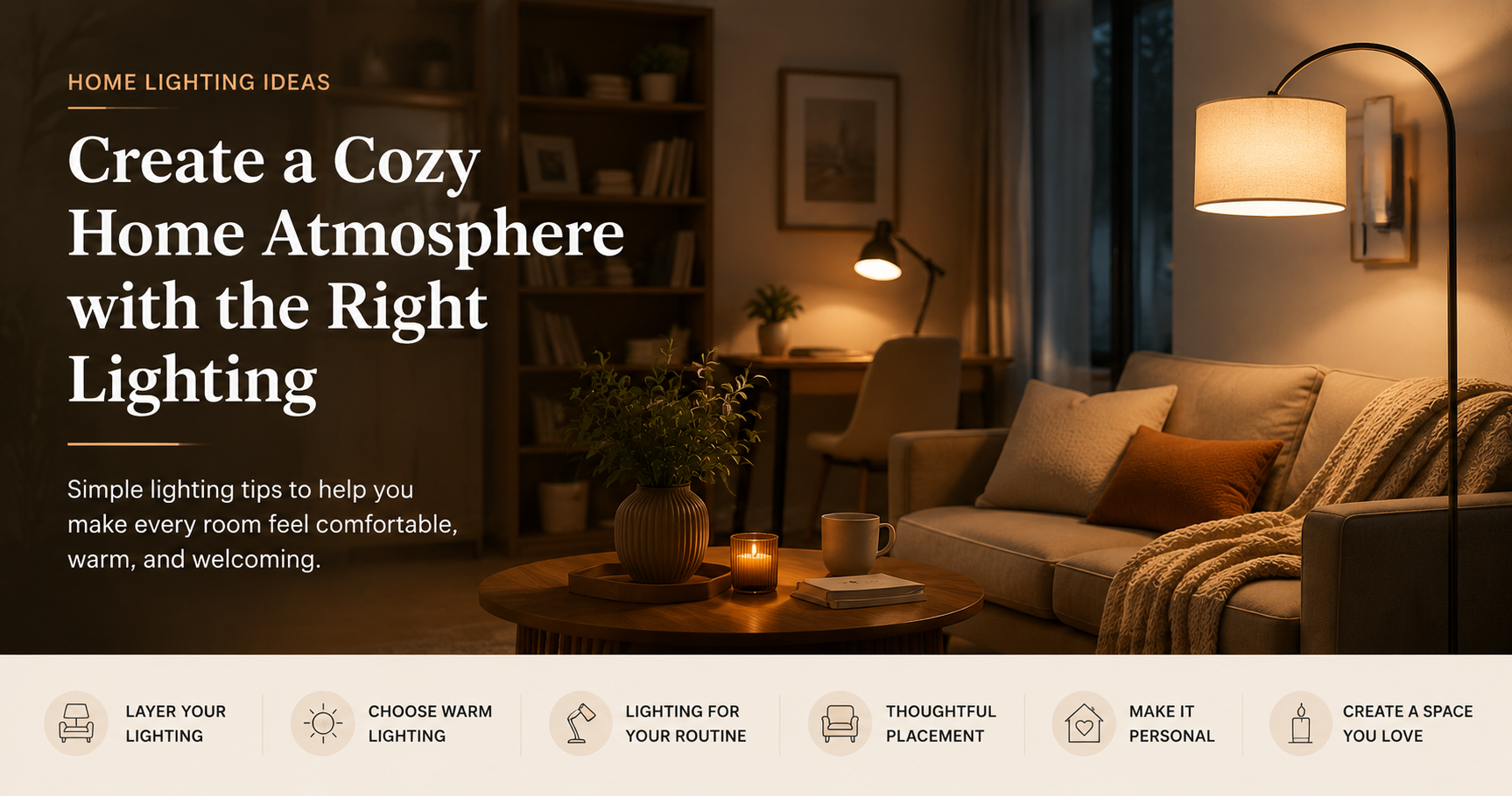 How to Create a Cozy Home Atmosphere with the Right Lighting