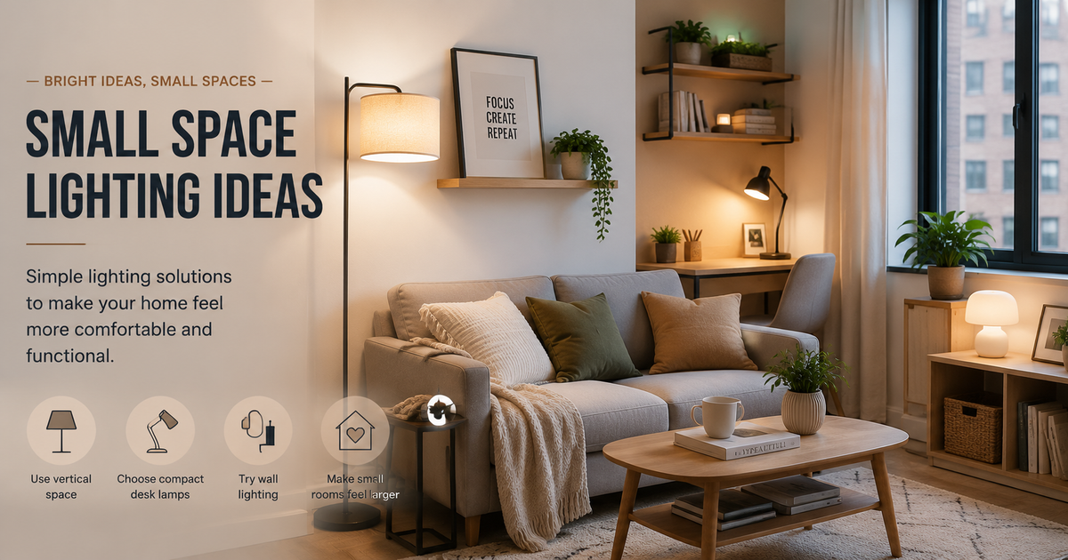Small Space Lighting Ideas to Make Your Home Feel More Comfortable