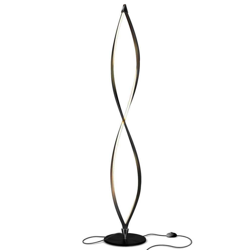 Modern LED Dimmable Floor Lamp with Foot Switch for Living Room Bedroom Office Lighting
